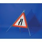 Triangular Sign - 750 Mmroad Narrows Nearside