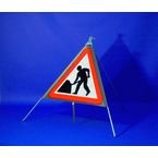 Triangular Sign - 750 Mmman at Work