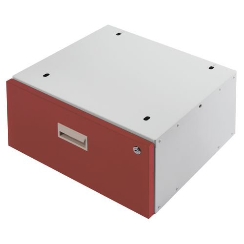 Drawer Unit Single Red Drawers 420X420X210mm