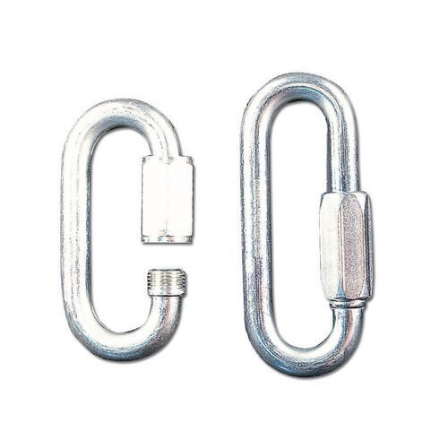 Zinc plated quicklinks, 12mm opening