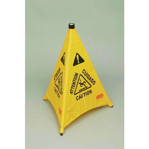 Rubbermaid pop up safety cone sign