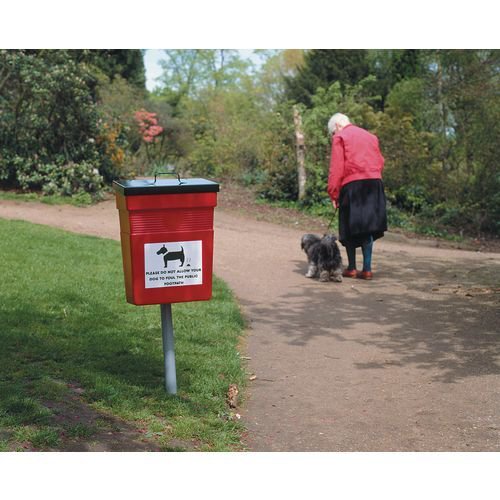 Pet hygiene plastic bin