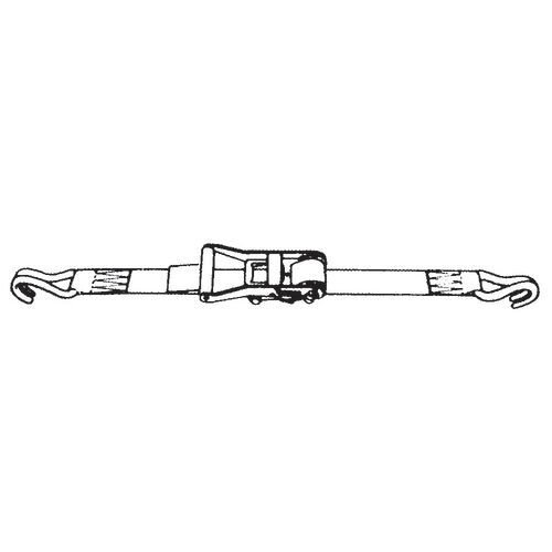 Rachet straps - 5 tonne ratchet lashings, snap hook