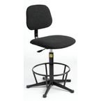 Chair - Anti-static - Charcoalhigh Base with Foot Ring