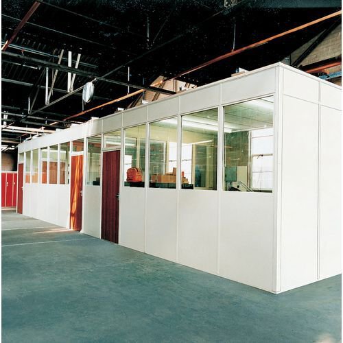 Industrial partitioning - Panels & doors - single door - steel