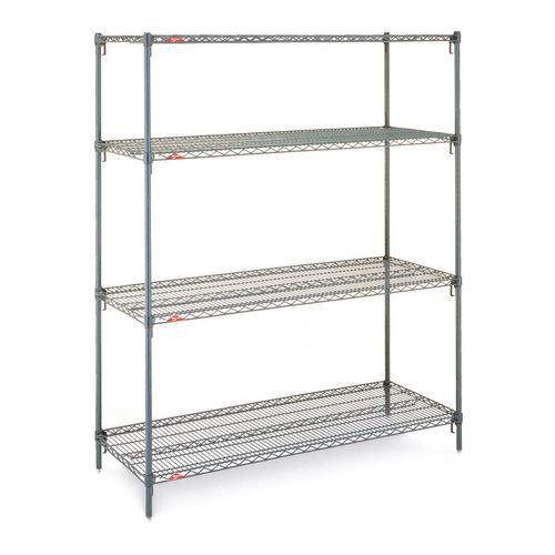 Super adjustable Metroseal 3 ® anti-bacterial shelving - 457mm Deep