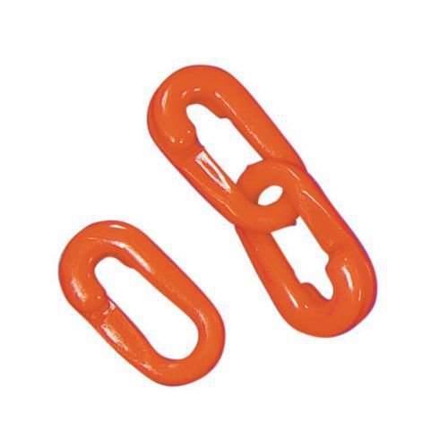 Plastic chain barrier system - Split joints - Red