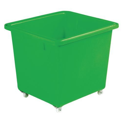 Slingsby nesting plastic container trucks, 203L, 640mm height, green