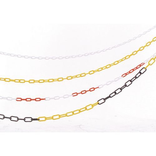 Plastic chain barrier system - Chain - White