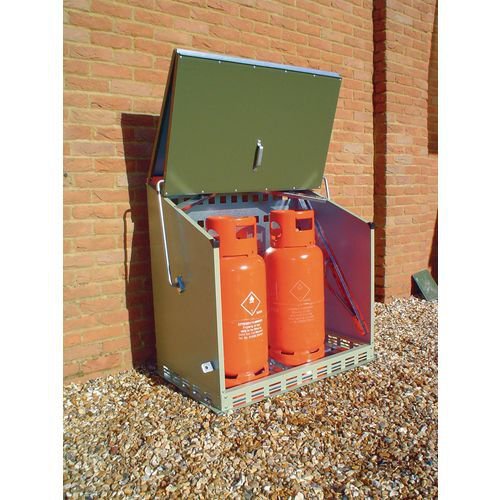 Gas cylinder storage units - For 2 x 15kg  butane or 2 x 19kg propane