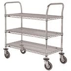 Super Erecta Trolley 3 Tier Chrome