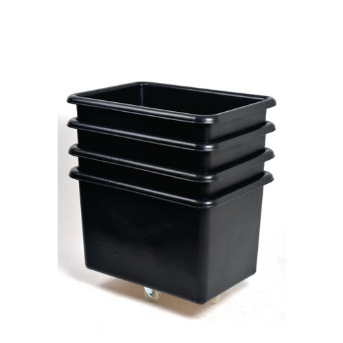 SBY13295 Recycled Container Truck Poly Tapered Sided Black 329063