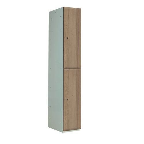 Timber Door Locker Plain Medium 1800 X 380 X 380 2 Comp