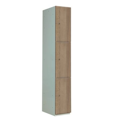 Timber Door Locker Cross Medium 1800 X 380 X 380 3 Comp