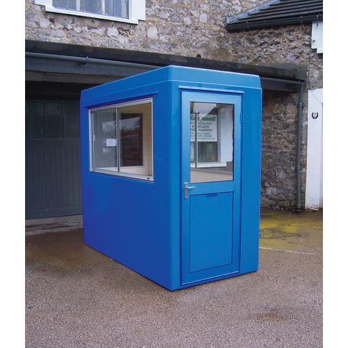 Gatehouses, kiosks and paystations - Car park control gatehouse - Mid blue