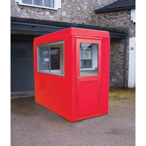Gatehouses, kiosks and paystations - Car park control gatehouse - Poppy red