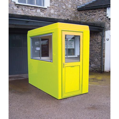 Gatehouses, kiosks and paystations - Car park control gatehouse - Golden yellow