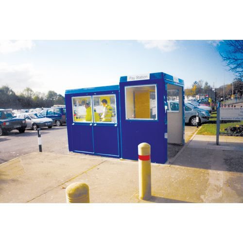 Gatehouses, kiosks and paystations - Security gatehouse - Mid blue