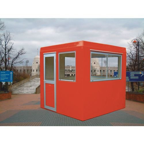 Gatehouses, kiosks and paystations - Security gatehouse - Poppy red