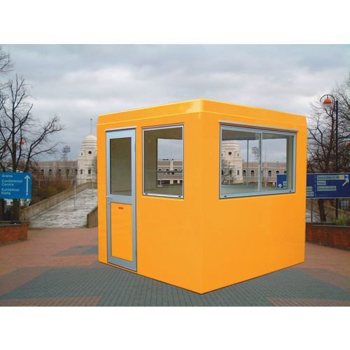 Gatehouses, kiosks and paystations - Security gatehouse - Golden yellow