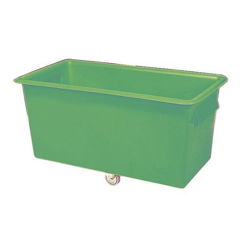Slingsby large tapered plastic container trucks green