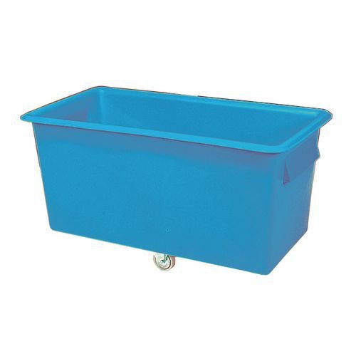 Slingsby large tapered plastic container trucks light blue