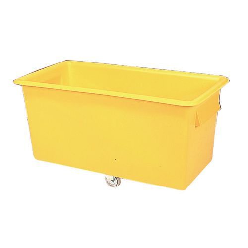 Slingsby large tapered plastic container trucks yellow