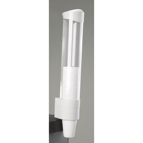 Cup dispenser - White plastic