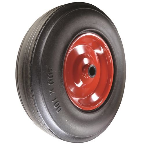 Wheel, With 405mm Roller Bearing Rubber Tyre