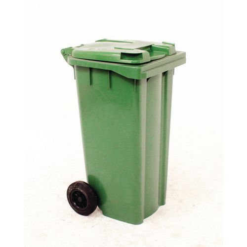 Wheelie Bin UV Stabilised Polythene with Rear Wheels 120 Litre Green *non-returnable*