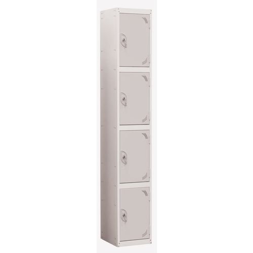 Wet Area Locker 4 Compartment W300 X D450 Light Grey Door