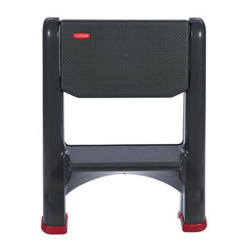 Slingsby Folding Plastic Step Stool 150Kg Capacity W495 x D172 x H640mm Black - 333650 47571SL Buy online at Office 5Star or contact us Tel 01594 810081 for assistance