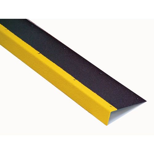 S/S Tread 450 X 180 +55 Nose Black With Yellow Highlighted Leading Edge (Hle)