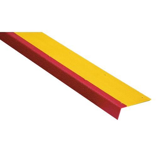 S/S Tread 450 X 180 +55 Nose.Yellow With Red Hle