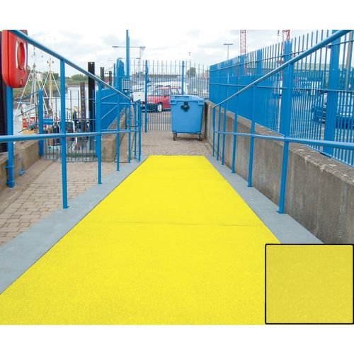 Slipgrip Flat Sheet, Yellow, 2440mmx1200mm