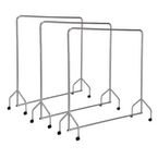 Cloakroom System. Three Rails with 100 Numbered Hangers and Disks