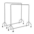 Cloakroom System. Two Rails with 66 Numbered Hangers and Disks