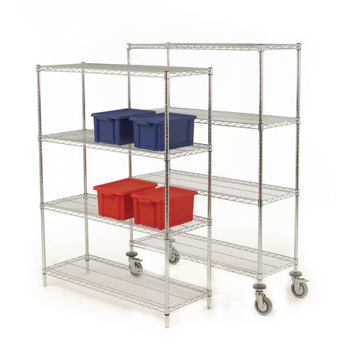 Slingsby chrome wire shelving