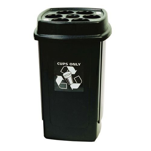 Disposable recycling cup bin