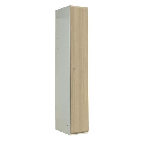 Timber Door Locker Plain Light 1800 X 300 X 450 1 Comp