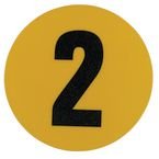 Warehouse Floor Id Marker 190 mm Diameter - Number 2