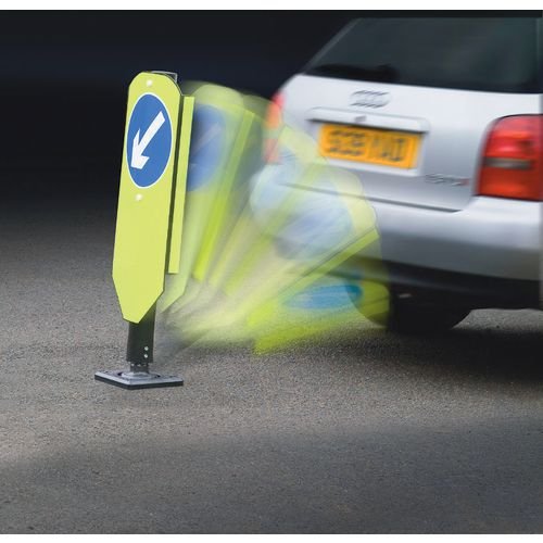 Rebound Sign Post Keep Left