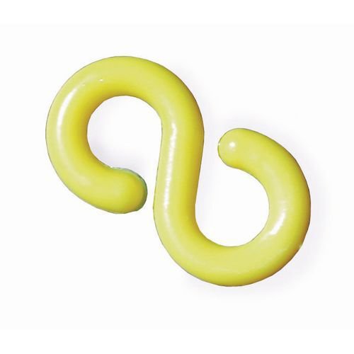 Plastic chain barrier system - S-hooks - Yellow