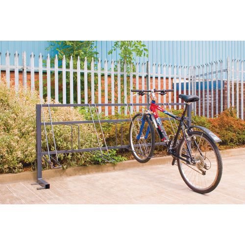 Post mounted cycle stand