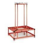 4 Sides Cloakroom Unit Red