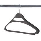 Coat Hangers, Conventionalblack Plastic Qty:20