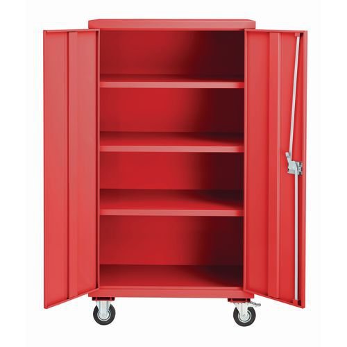 Mobile storage cabinets