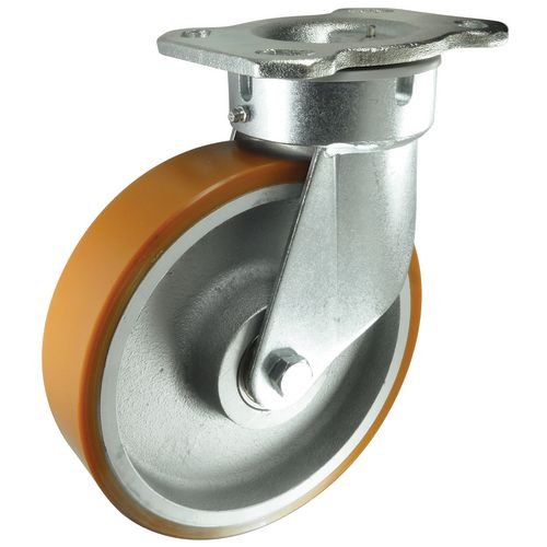 250mm Fabricated Steel Castor - Swivel