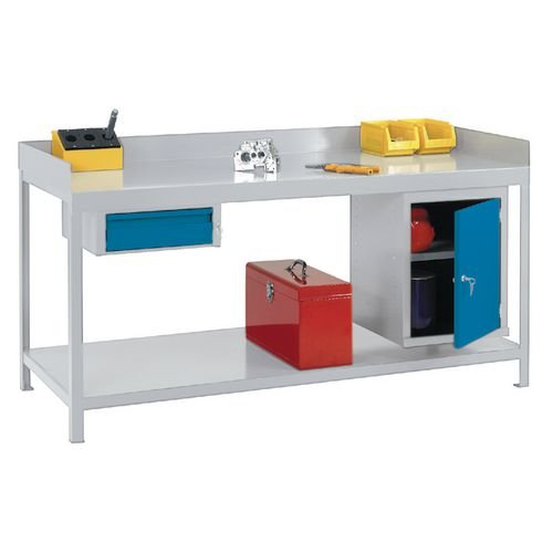 1800X750 Bench St Top, Cab, Drawer, Bs, Lip