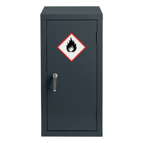 Grey Flammable Cabinet 915X459X459 1 Shelf